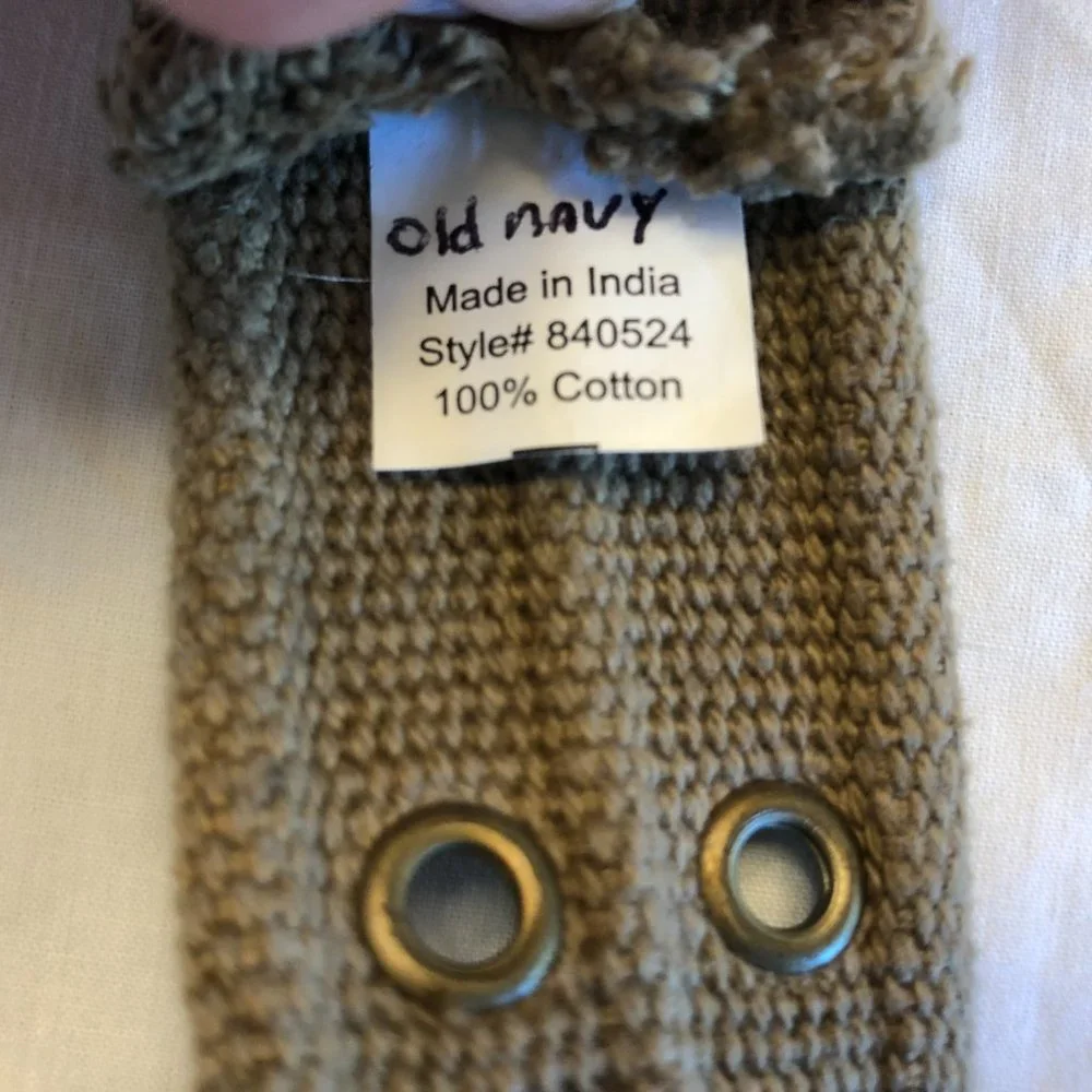 Old Navy Tan Belt Size 34